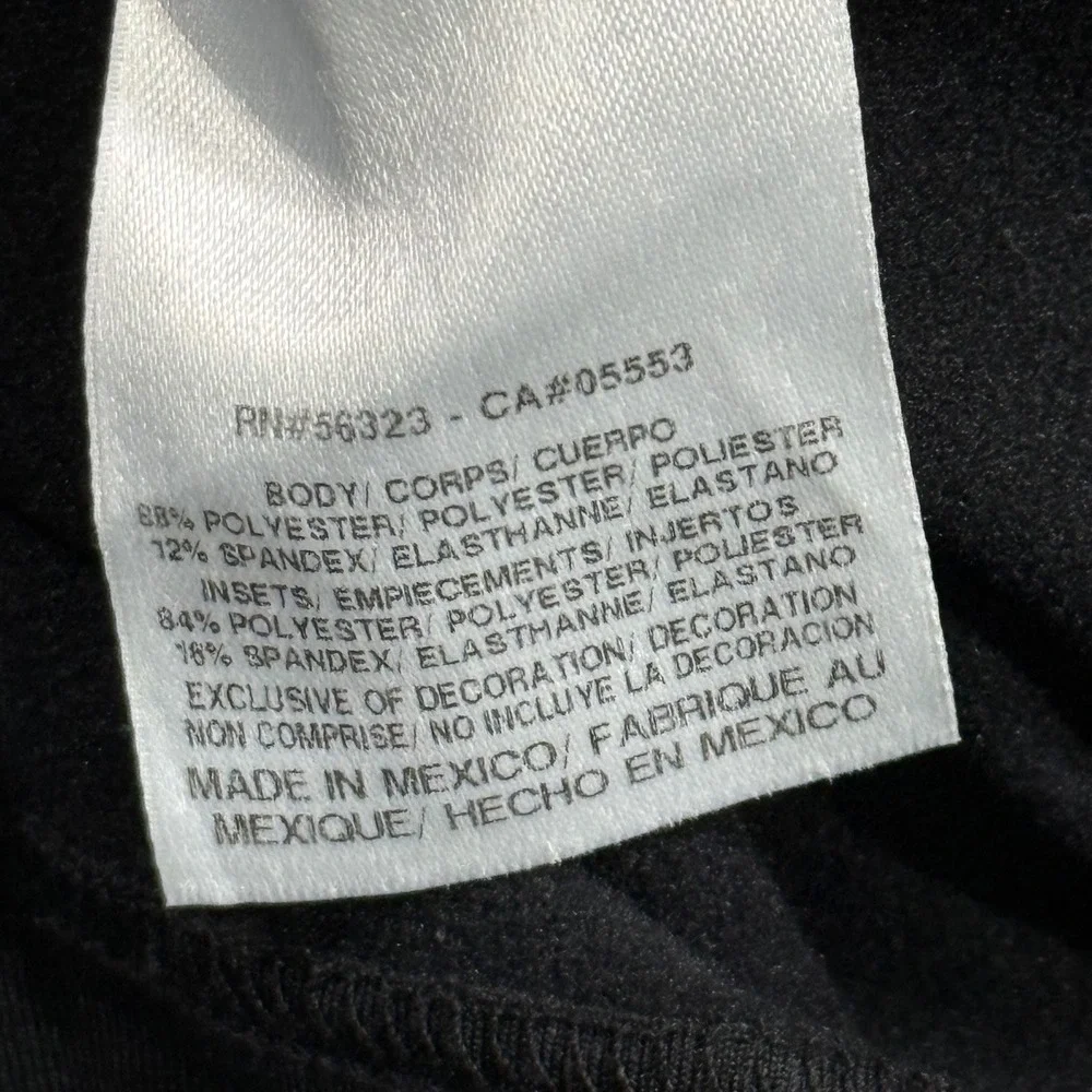 Nike Pro Combat Dri-FIT Mens XL Fitted Mock Neck Long Sleeve Shirt Black Grey